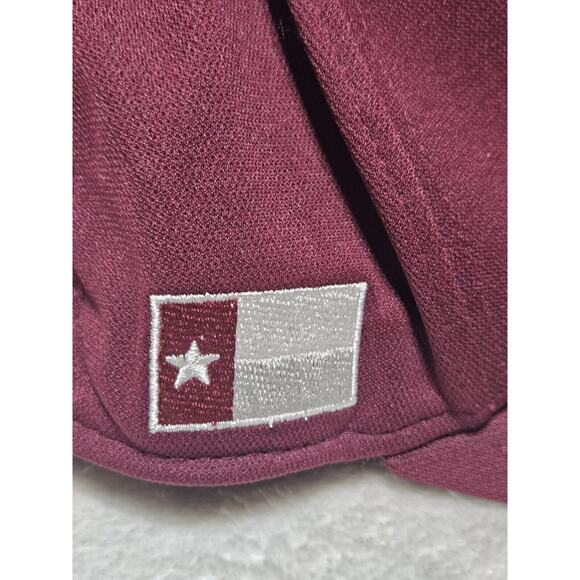 Under Armour Wolves Baseball Cap Maroon On Field Fit Large - Picture 6 of 10